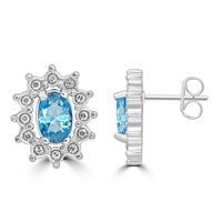 Earrings Brand Woman Royale in Steel Cristallo 14ER038T - 14ER038T